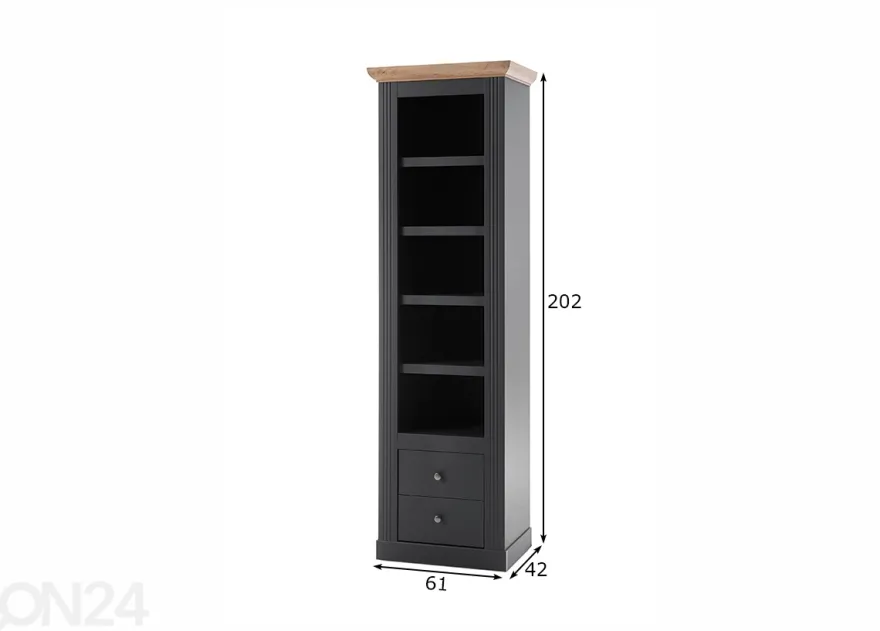 Kaappi/hylly Westminster 61 cm