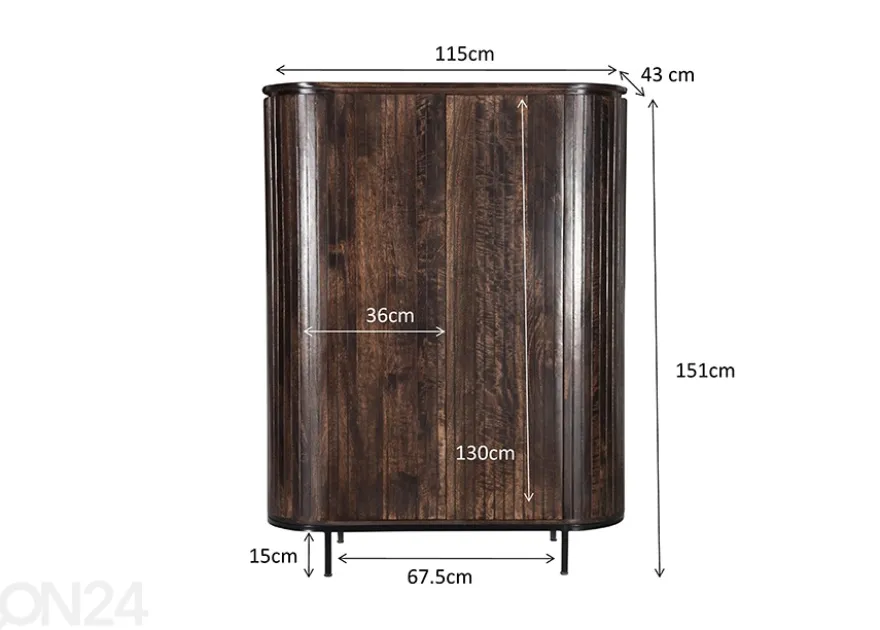 Kaappi Noor 115 cm