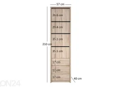 Kaappi Norton 57 cm