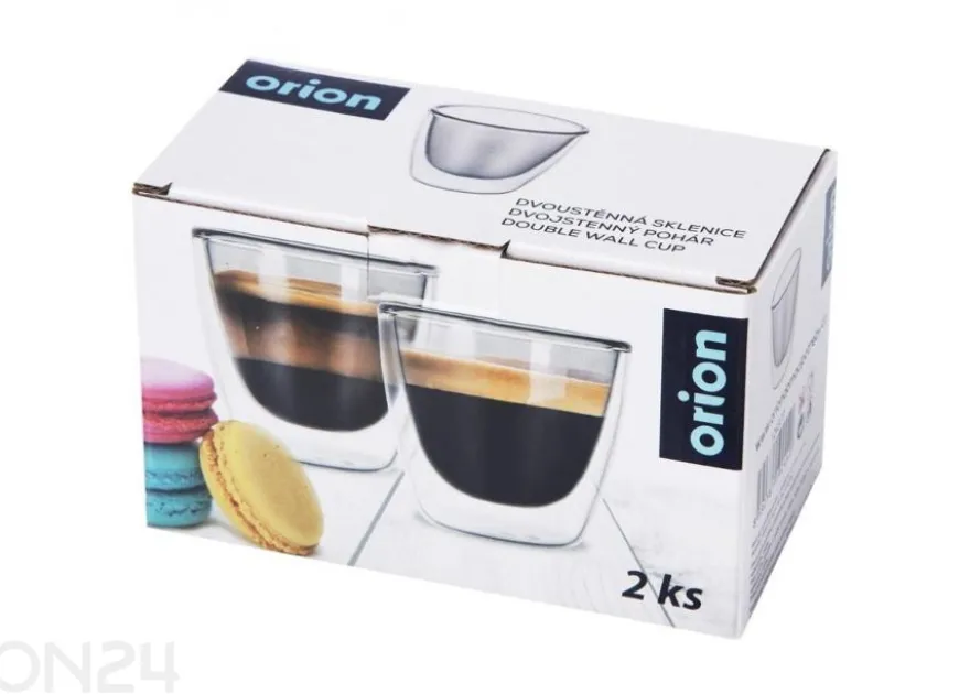 Kaksiseinäiset lasit, 2 kpl 90 ml