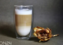 Kaksiseinäiset lasit Latte, 2 kpl 350 ml