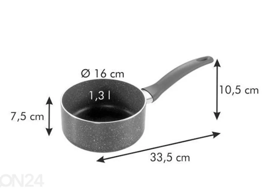 Kastikekasari Tescoma Manico Rosso Ø 16 cm 1,3 L