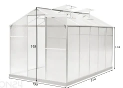 Kasvihuone POLAR 5,9 m²