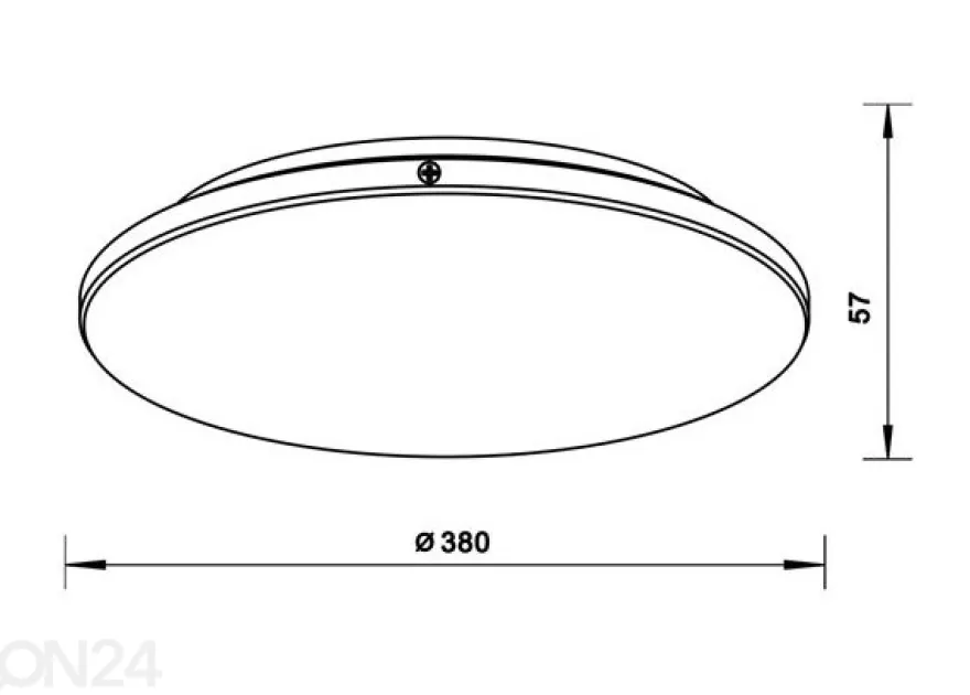 Kattoplafondi Bellis LED Ø 38 cm