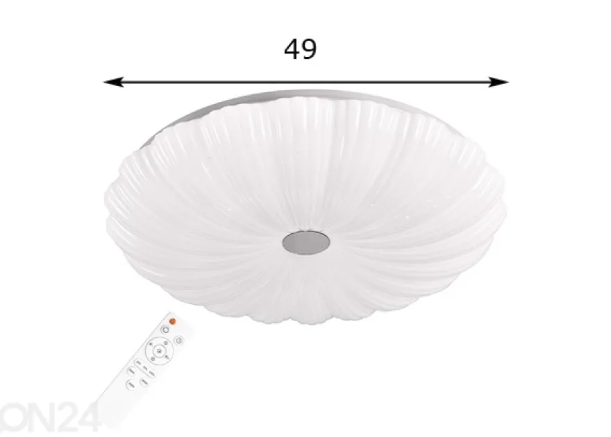 Kattovalaisin Flower LED 36 W + kauko-ohjain