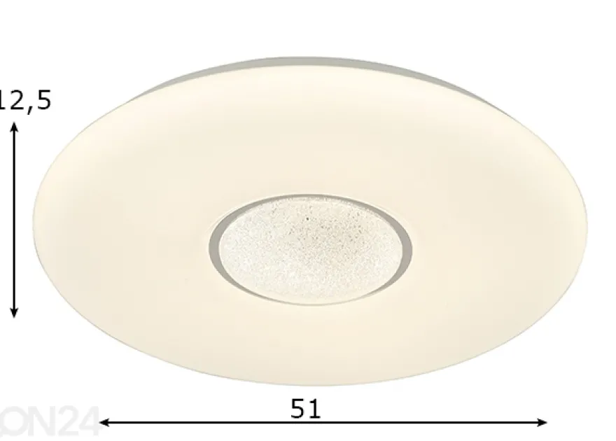 Kattovalaisin Moon LED Ø 51 cm