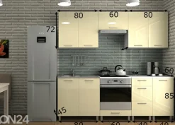 Keittiökalusteet 220 cm