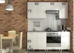 Keittiökalusteet 180 cm