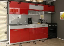 Keittiökalusteet 240 cm