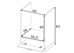 Keittiökalusteet 260 cm