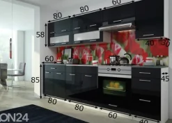 Keittiökalusteet 260 cm