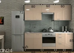 Keittiökalusteet 220 cm