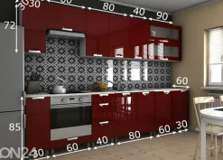 Keittiökalusteet 300 cm