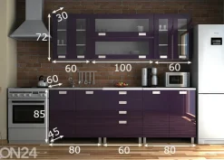 Keittiökalusteet 220 cm