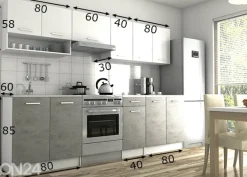 Keittiökalusteet 260 cm