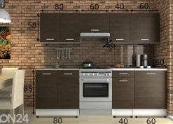 Keittiökalusteet 240 cm