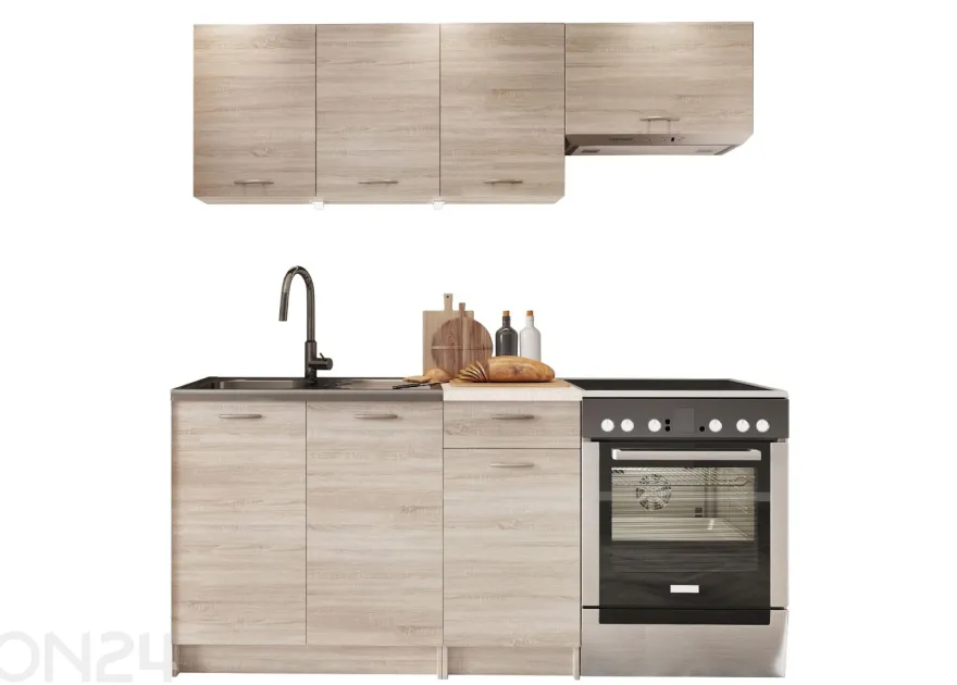 Keittiökalusteet Melani 180 cm + LED