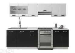 Keittiökalusteet Omega II 240 cm + LED
