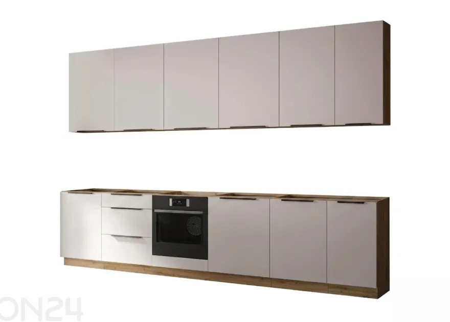 Keittiökalusteet Solea II 330 cm + LED