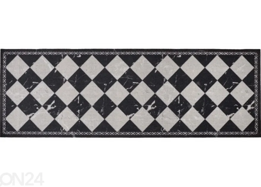 Keittiön matto Checker 50x150 cm