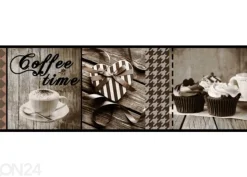 Keittiön matto Coffee Time Taupe 50x150 cm