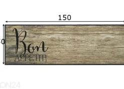 Keittiön matto Cook & Wash Wood Bon Appetit