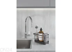 Keittiötarviketeline seinälle Tokyo UFIX, 22x13x14 cm, musta