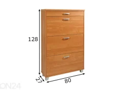Kenkäkaappi 80 cm