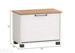 Kenkäkaappi Jelda 62 cm