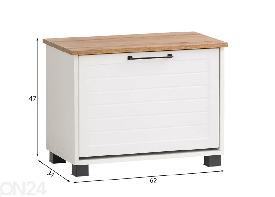 Kenkäkaappi Jelda 62 cm