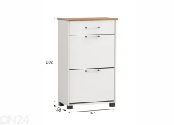 Kenkäkaappi Jelda 62 cm