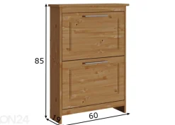 Kenkäkaappi Lucas 60 cm