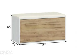 Kenkäkaappi Macroom 84 cm