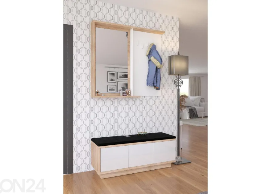Kenkäkaappi / säilytyspenkki Goleen 120 cm
