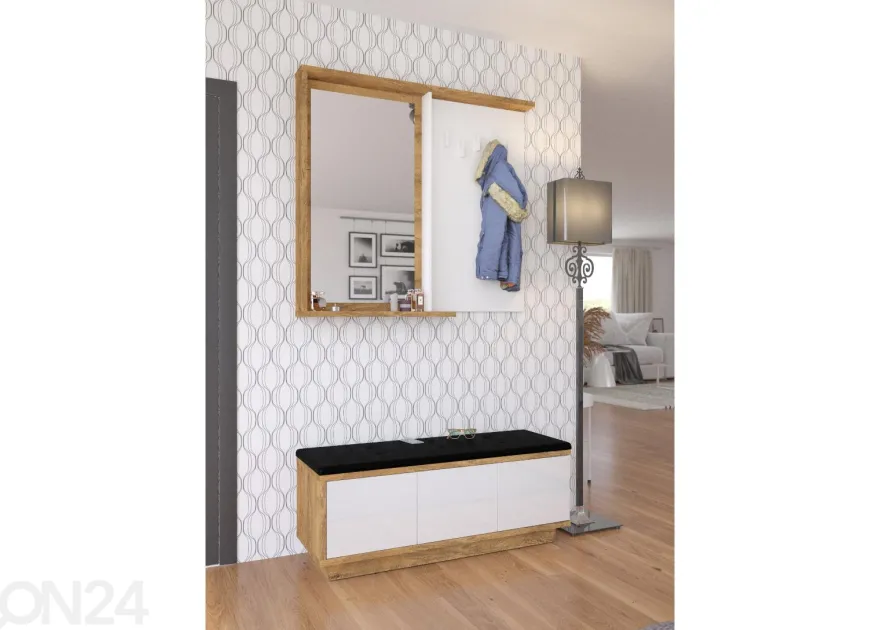Kenkäkaappi / säilytyspenkki Goleen 120 cm