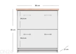 Kenkäkaappi Top mix 80 cm