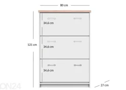 Kenkäkaappi Top mix 80 cm