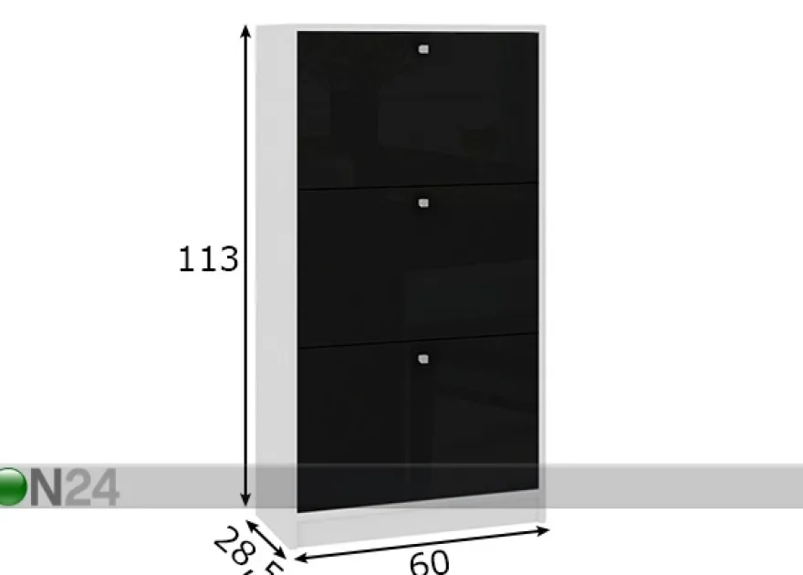Kenkäkaappi Trio 101K