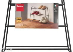Kenkäteline Derby 3, 52x18x45 cm, musta