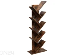 Kirjahylly 141,5 cm, ruskea