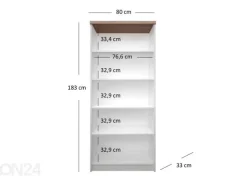 Kirjahylly Top mix 80 cm