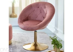 Kääntyvä nojatuoli Lounge, roosa