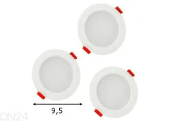Kohdevalaisin Miro LED 6 W 3 kpl