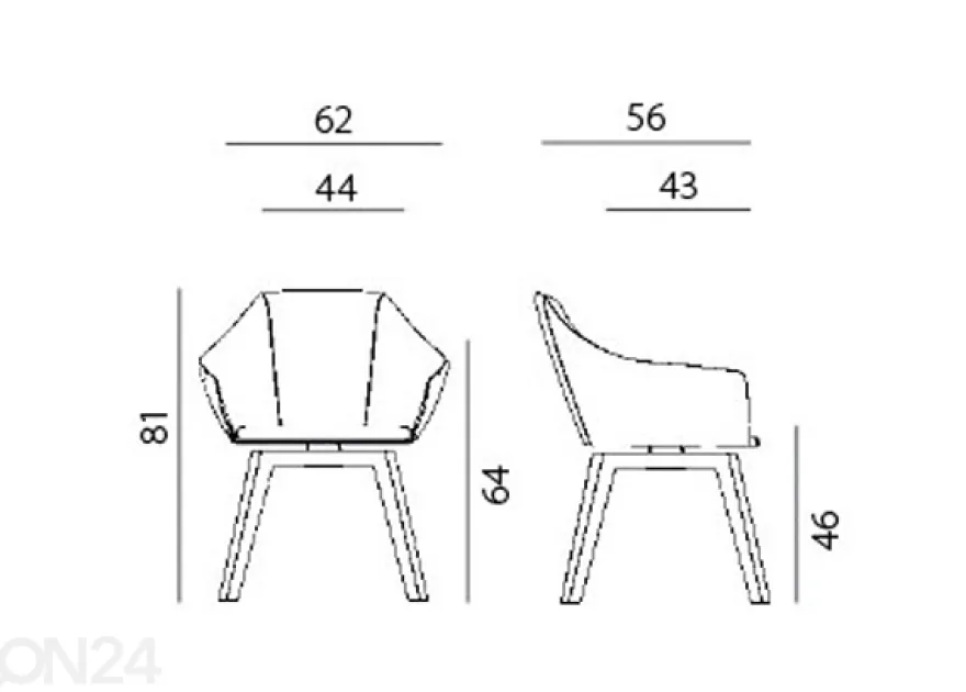 Kokoustuoli Wind Wood