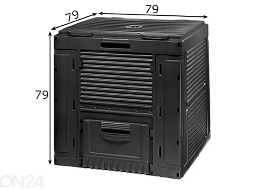 Kompostori Keter ECO ilman pohjaa 470L