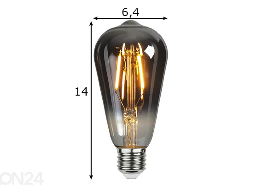 Koristeellinen LED-lamppu E27 1,8W