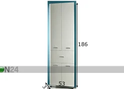 Korkea kylpyhuoneen kaappi 359