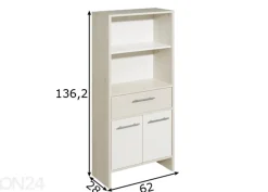 Korkea kylpyhuoneen kaappi 350