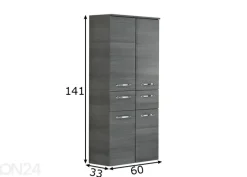 Korkea kylpyhuoneen kaappi 328