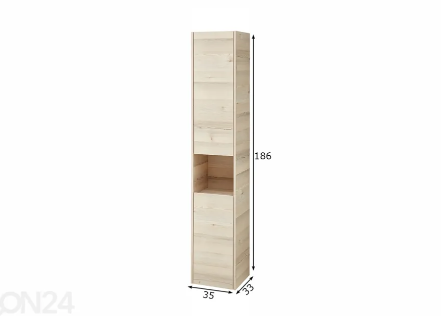 Korkea kylpyhuoneen kaappi 393